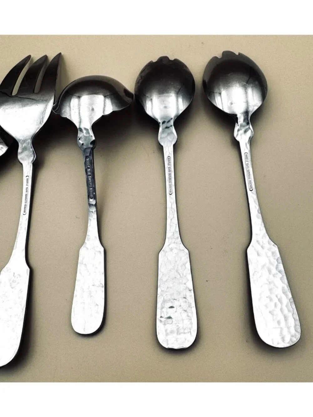 Towle Hammersmith Serving Pieces Ladle Sugar Spoon Meat Fork Hostess Germany